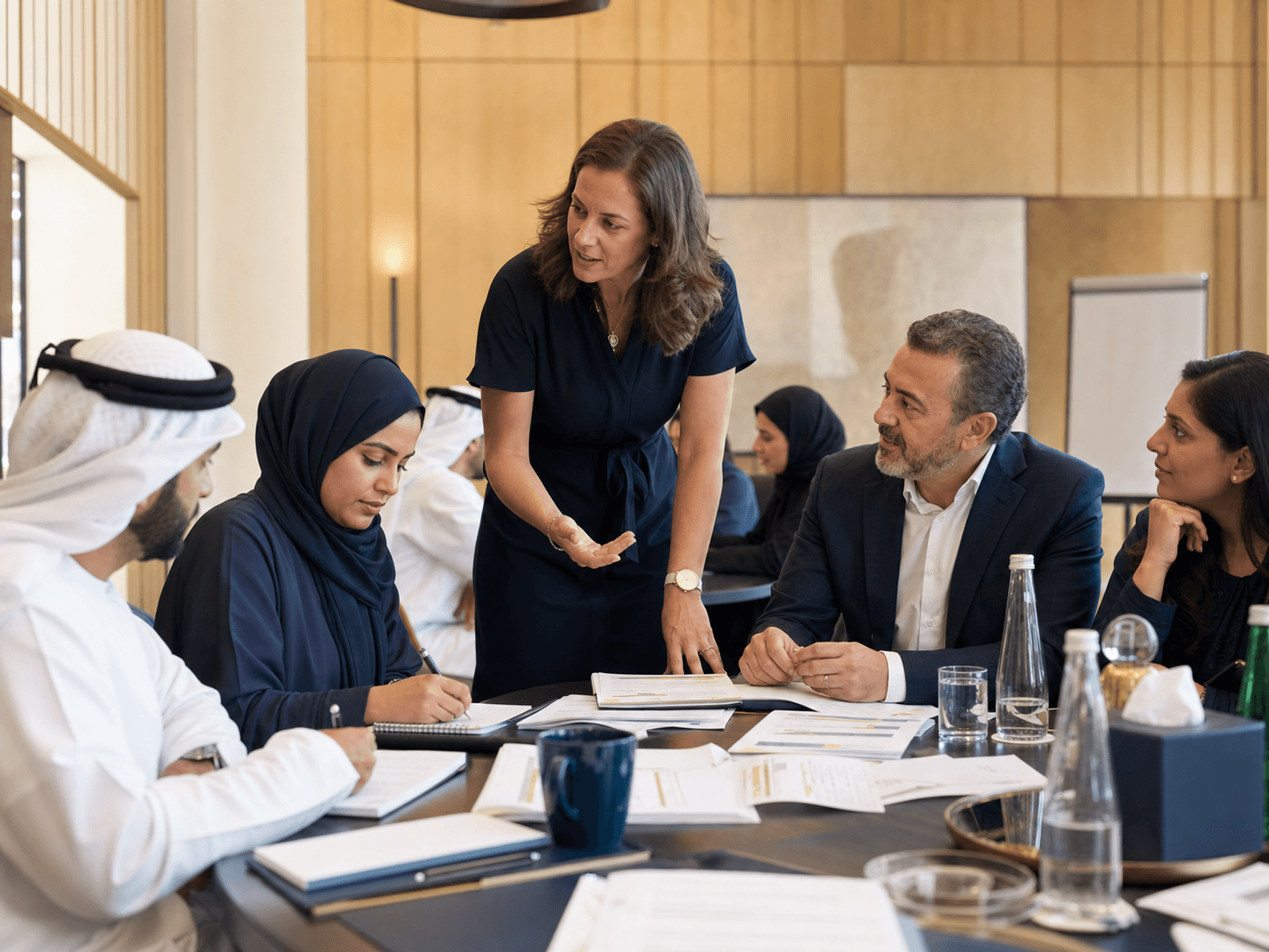 Collaborative corporate learning workshop